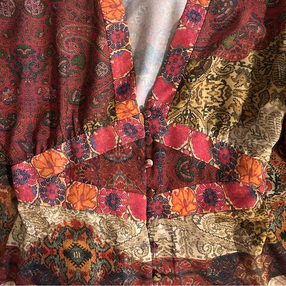 Zara Boho Midi Dress – Size M - Picture 7 of 7